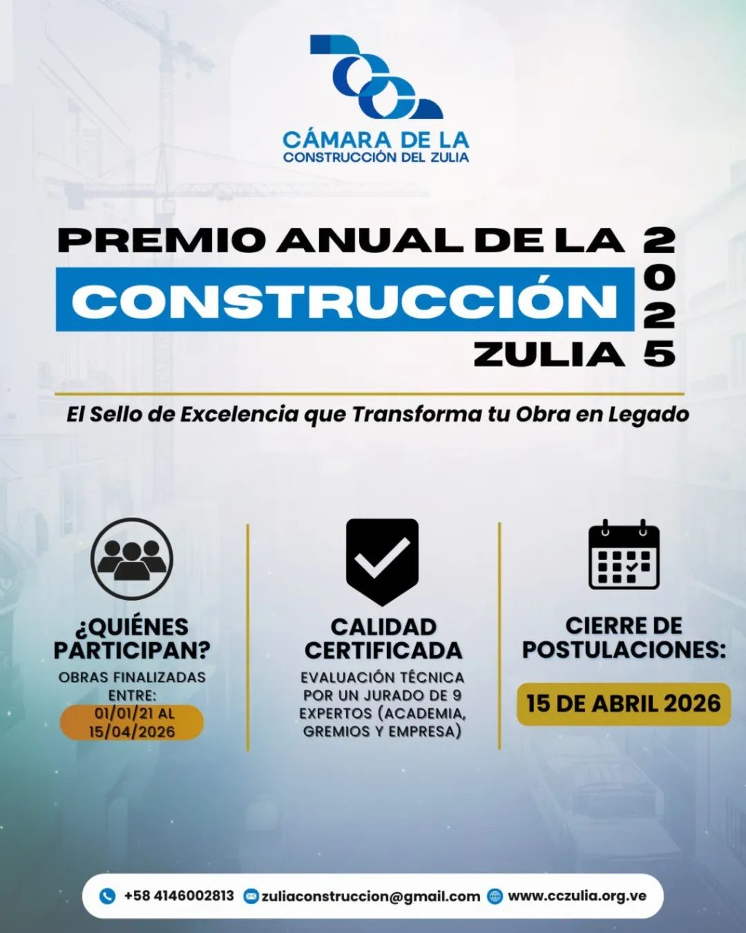 Premio Anual de Construcción Zulia 2025